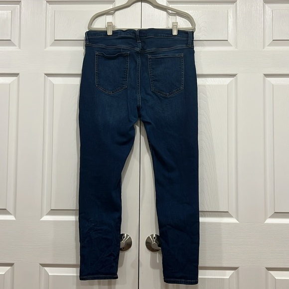 Banana Republic Factory New House Mr. Skinny Dark Wash Denim Jeans Size 34/18 - Picture 4 of 5